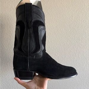 Tecovas deer skin rough out  cowboy Boots